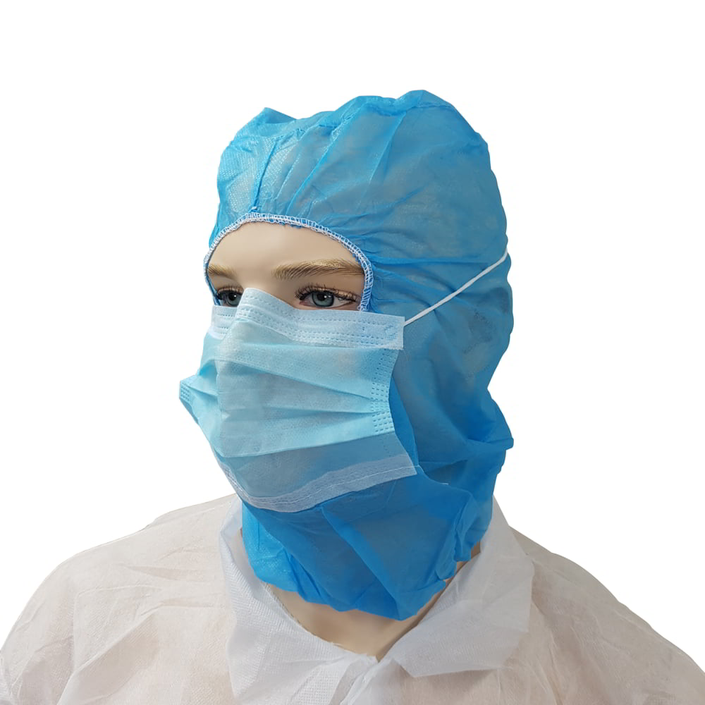 Polypropylene Hood with Mask Carton 500 - Surgical Direct