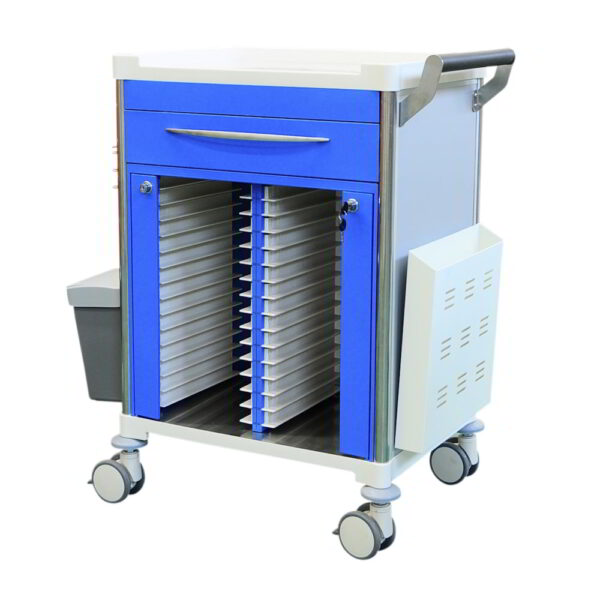 Medical Records Trolley One Drawer