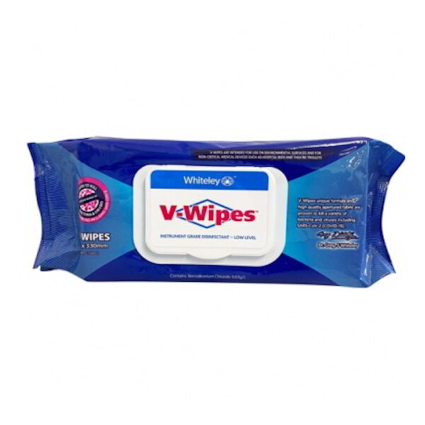 Viraclean Wipes V-Wipes Flat Pack 80