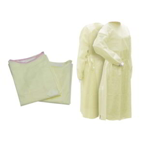 Safewear SMS Isolation Gown AAMI Level 1 Pack 10