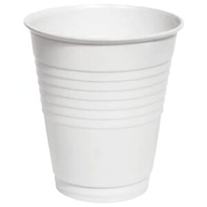 Disposable White Plastic Cups Carton 1000