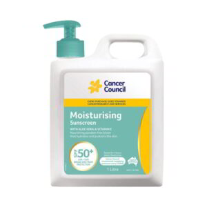 CANCER COUNCIL SPF50+ Moisturising Sunscreen Pump 1L